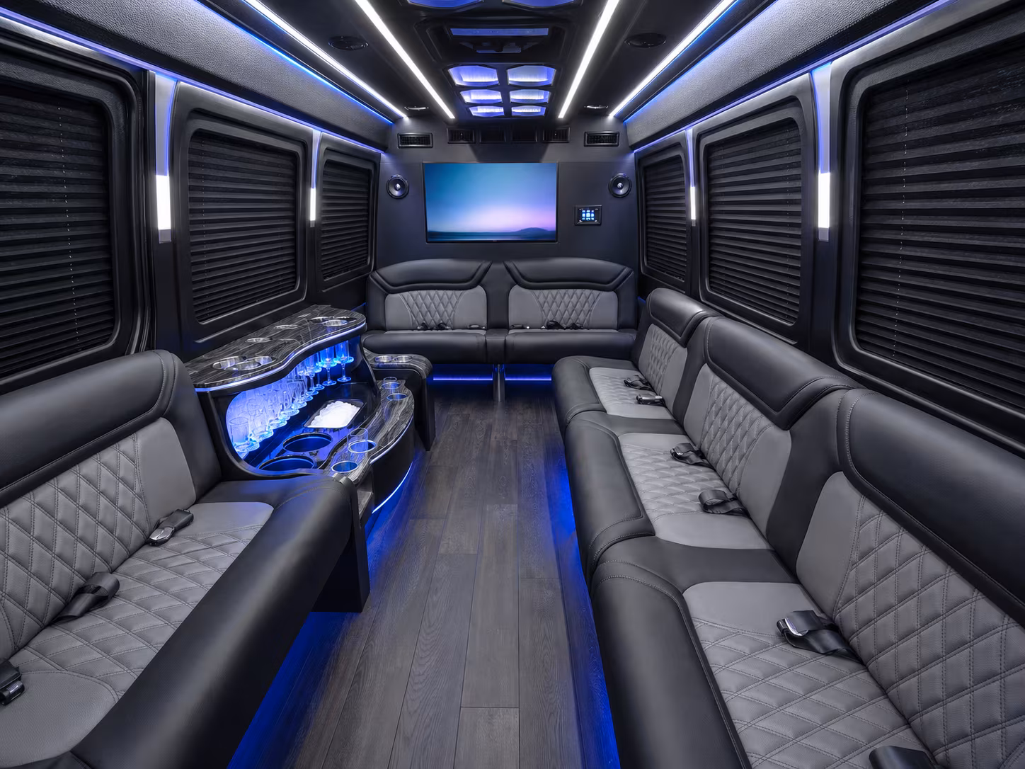 tacoma wedding transportation onboard seating